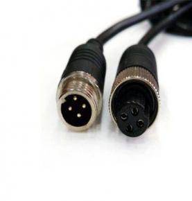 4 Pin Aviation Copper Wire Video Camera Extension Cable For Van